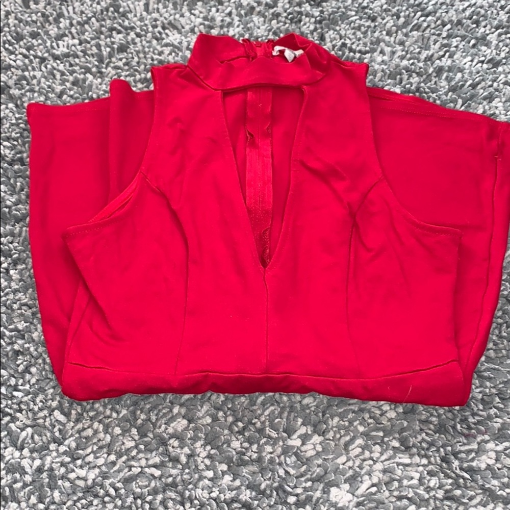 Red Romper - Picture 2 of 4